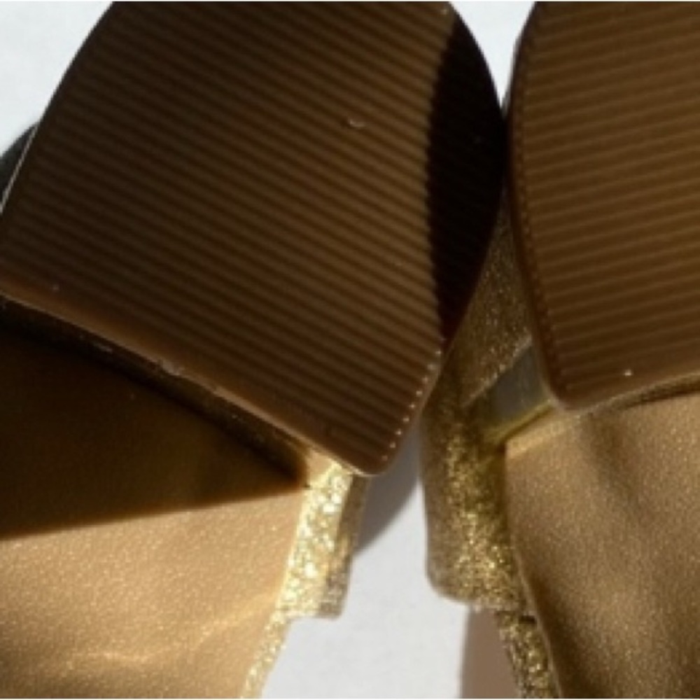 Lulu's Glamours Gold Heels - Picture 12 of 14